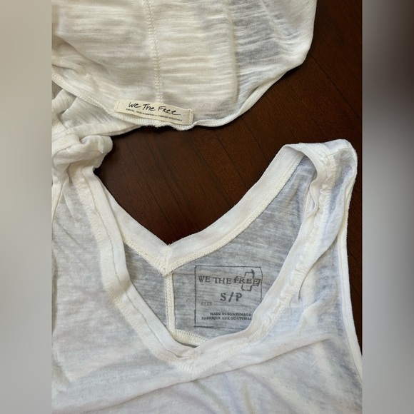 We The Free White Short Sleeve Tee set size S - Picture 5 of 7